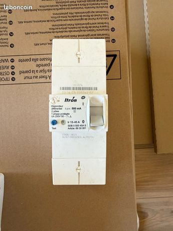 Disjoncteur différentiel itron 500 ma