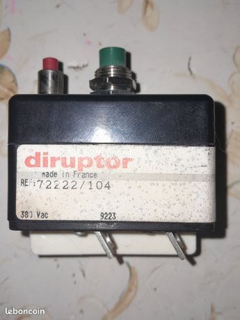 Disjoncteur "diruptor"