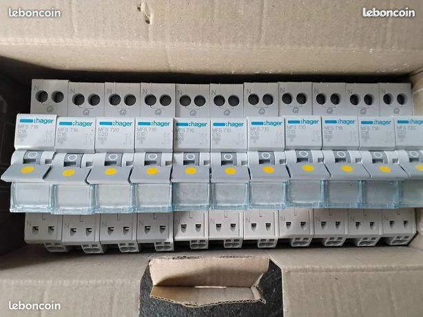 Disjoncteur hager auto mfs 10 neuf (a l unite)
