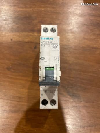 Disjoncteur Siemens 16a