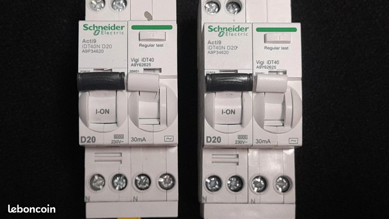 Disjoncteur mono D20 300ma