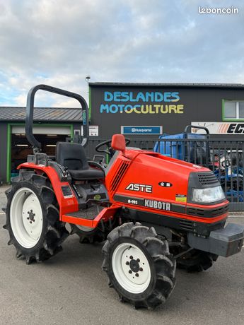 🧡⚡ DISPO Micro Tracteur KUBOTA ASTE A195 👉 20CV ➕ Direction assistée ➕ 4X4 ⚡🧡 -10% sur les outils ❗❗
