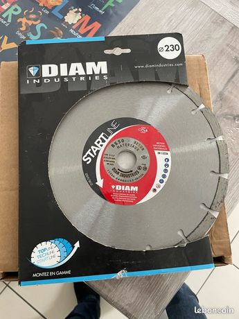 Disque à tronçonner DIAM industries 230 pour tronçonneuse à matériaux