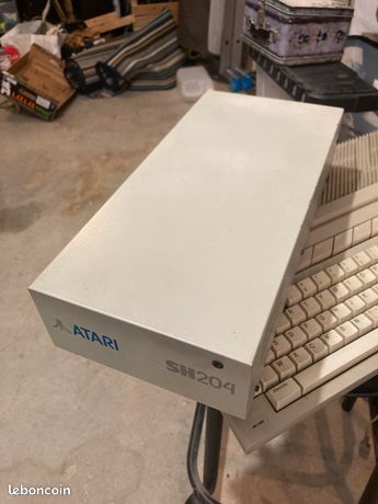 Disque dur Atari SH204 pour Atari ST vintage / rétro computing