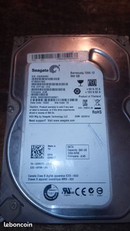 Disque dur HDD 500gb