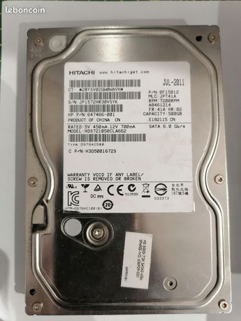 Disque Dur HDD 500Go