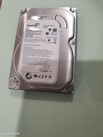 Disque dur SATA 500 Go 35'' Seagate
