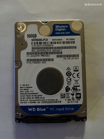 Disque dur Westen Digital 2.5" 500G