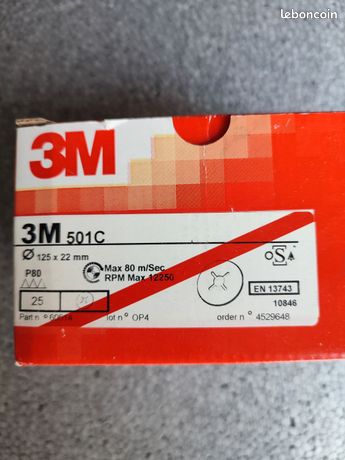 Disque fibre à poncer 3M