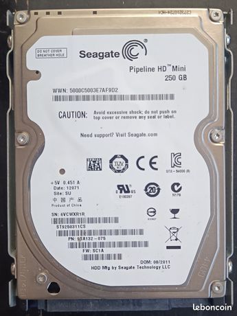 Disque dur Seagate Pipeline HD Mini 250GB n°2
