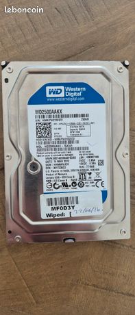 Disque dur western digital 250 gigas