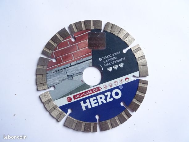 Disques diamant 125 mmX22.22 x 10 mm