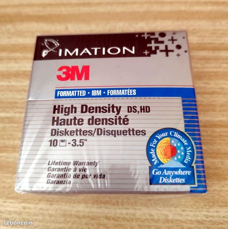 Disquettes vierges 35" 1.44 MB