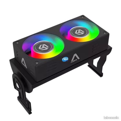 Dissipateur thermique RGB noir 2 ventirad neuf