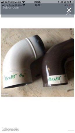 Divers coudes et raccords de tuyaux de poêles