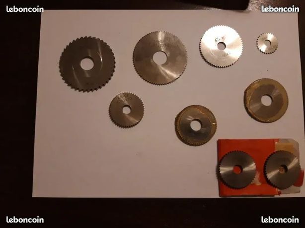 Divers fraises scie rainures et gorges pour machine outil
