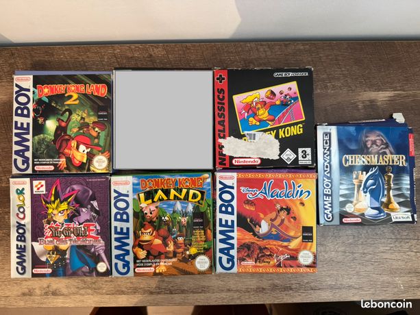 Divers jeux gameboy / color / advance en boite