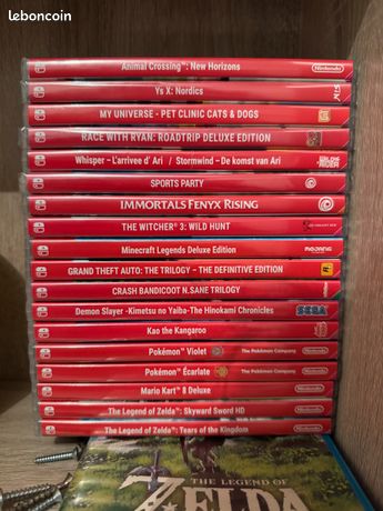 Divers jeux nintendo switch