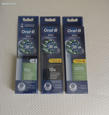 Dix Brossettes Neuves ORAL B Action,