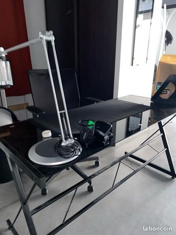 Don Bureau + Chaise + lampe