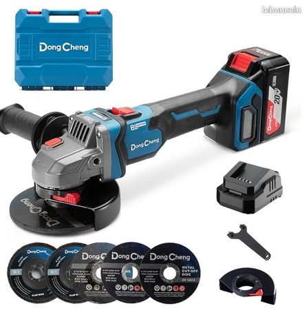 DongCheng Meuleuse d'Angle 18V Sans Fil
