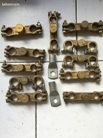 Double cosse en laiton