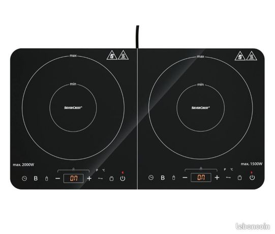Double plaque de cuisson