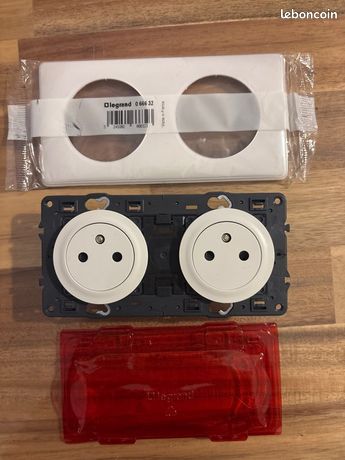 Double prise Celiane blanche