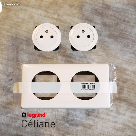 Double Prises Celiane Blanc Legrand