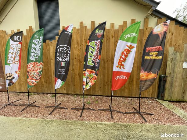 Drapeau Oriflamme Pizza