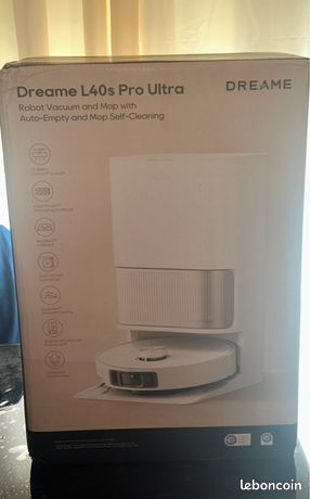 Dreame L40s Pro Ultra Robot Aspirateur Laveur