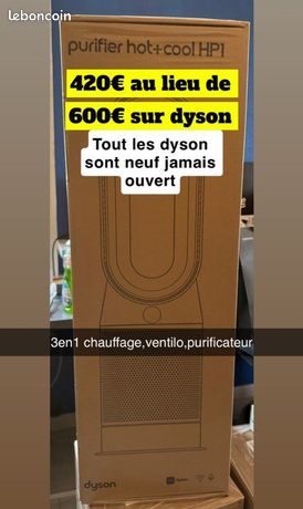 Dyson-Chauffage+Ventilo+Purificateur HP1