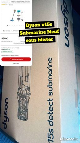 Dyson v15s detect submarine neuf sous blister