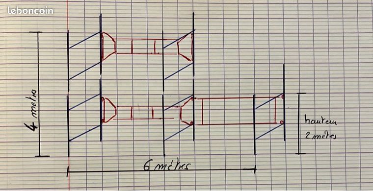 Echafaudage altrad / mefran