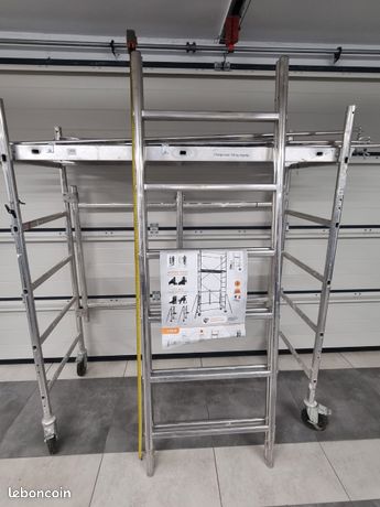 Échafaudage europa sur roue aluminium