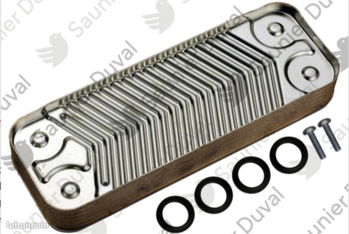 Echangeur sanitaire 12 plaques (+joints) Saunier Duval S1016600