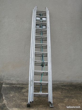 échelle coulissante alu 10 m de haut