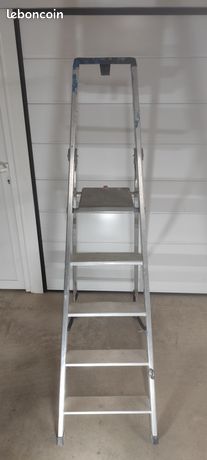 Échelle Escabeau Professionnel Aluminium 6 marches