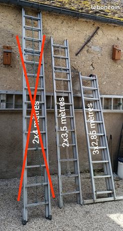 Échelles aluminium diverses