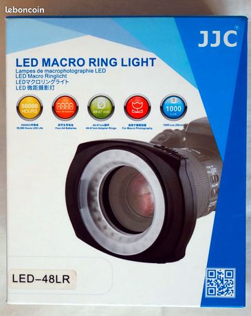 Eclairage led macro annulaire