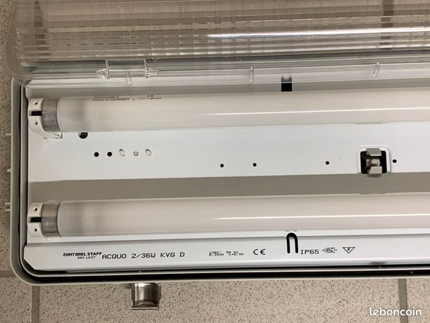 éclairages plafonds néons