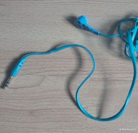 Écouteurs bleu
