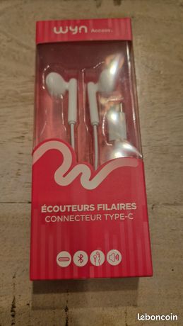Ecouteurs filaires connecteur type-c Wyn access 16