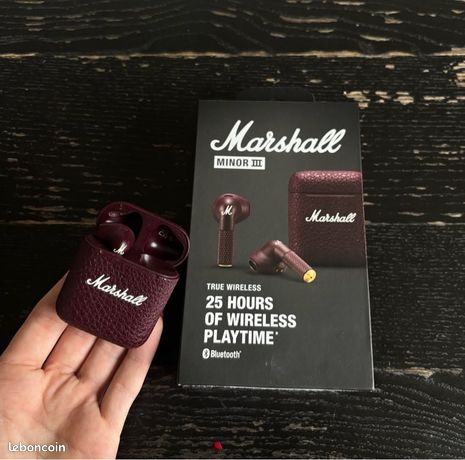Écouteurs sans fils Marshall Bluetooth incomplet