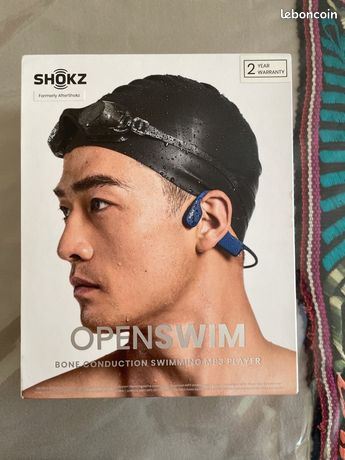 Écouteurs shokz openswim bleu