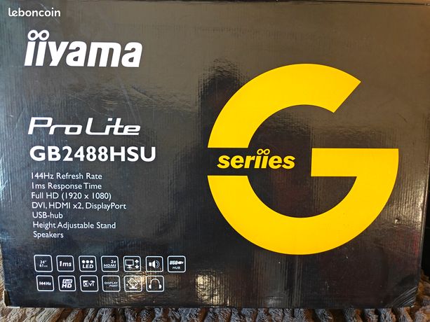 Ecran Gaming Full HD 144hz 24 pouces IIYAMA Prolite GB2488HSU