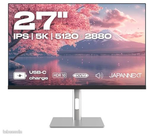 Écran JAPANNEXT 27 5K IPS Neuf scellé