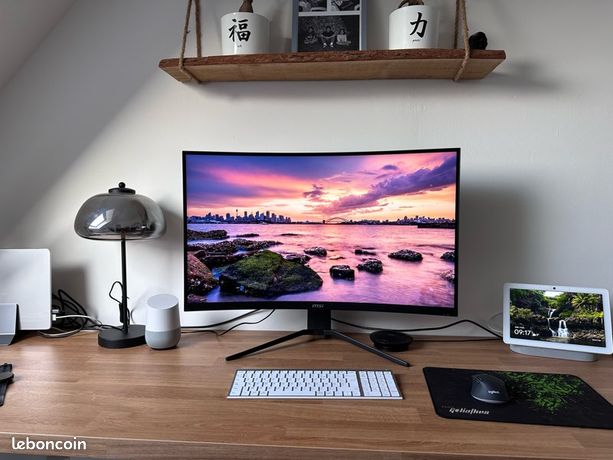 Écran pc 32 pouces 4K incurvé