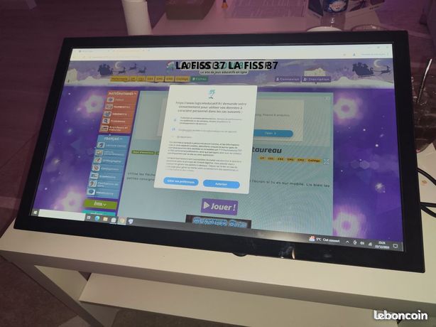 Écran TACTILE 27 Professionnel modèle TEF-27F-PUK-31A-C