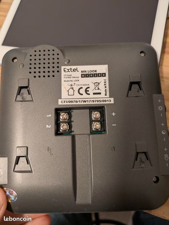 Ecran visiophone extel mn look 810296